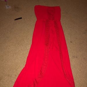 Red romper never worn